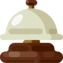 food and restaurant,miscellaneous,tool,notification,bell,calling,hotel,holidays,call,service,bells,ringing,ring bell,hotel bell,reception